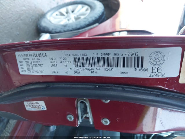 Aukcja sprzedaży 2015 Ram 1500 Slt, vin: 1C6RR7LT0FS641780, numer aukcji: 43999904
