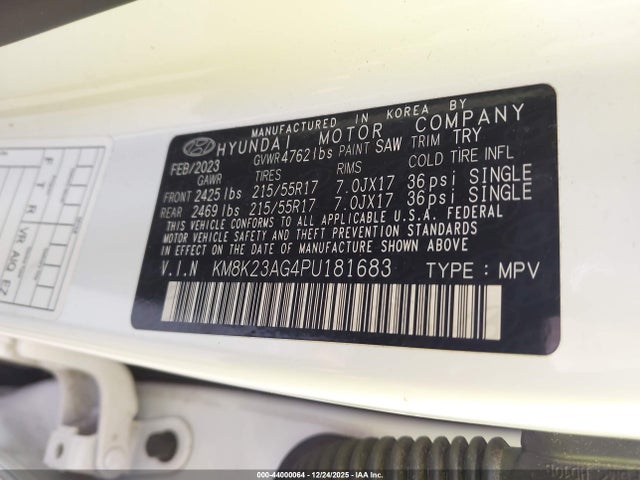 2023 HYUNDAI KONA ELECTRIC KM8K23AG4PU181683 Photo 8