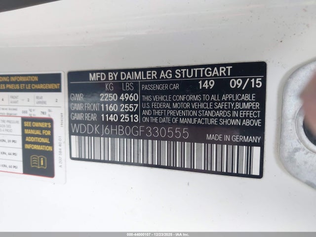 2016 MERCEDES-BENZ E 400 WDDKJ6HB0GF330555 Photo 8