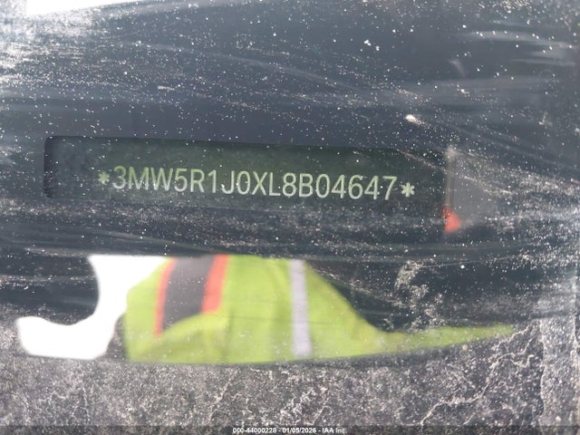 44000228 :رقم المزاد ، 3MW5R1J0XL8B04647 vin ، 2020 Bmw 330i مزاد بيع