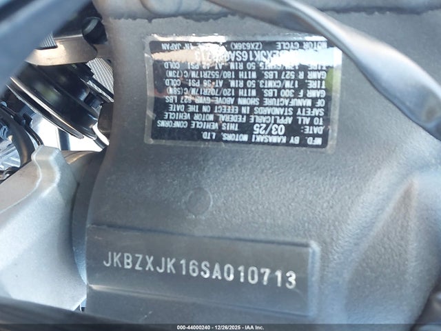 JKBZXJK16SA010713 Kawasaki Zx636 K