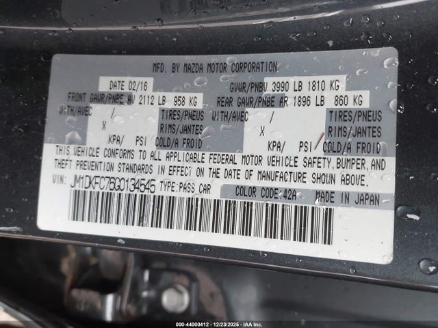 2016 MAZDA CX-3 JM1DKFC76G0134545 Photo 8