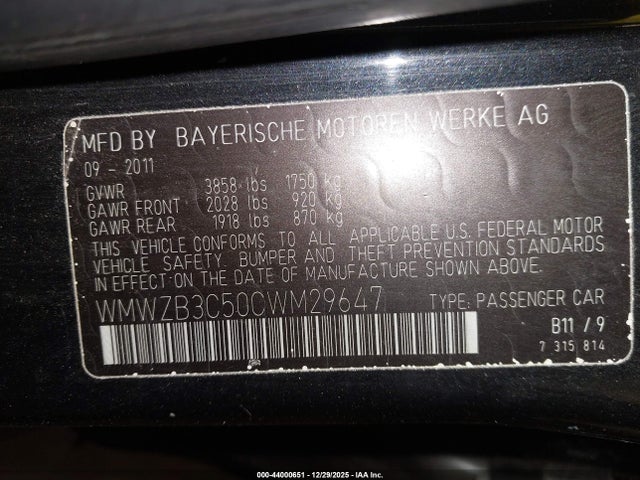 2012 MINI COOPER COUNTRYMAN WMWZB3C50CWM29647 Photo 8