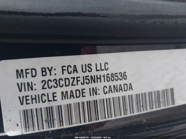 Dodge Challenger R/t Scat Pack 2022 2C3CDZFJ5NH168536 Image 9