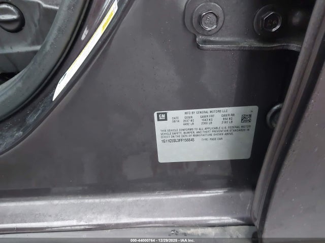 2015 CHEVROLET MALIBU 1G11C5SL3FF156645 Photo 8