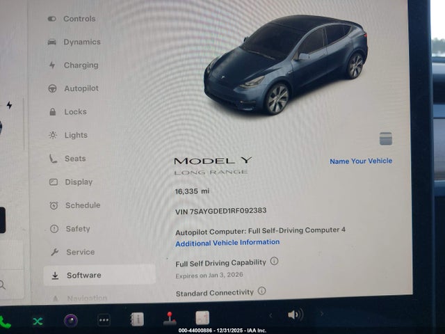 2024 TESLA MODEL Y 7SAYGDED1RF092383 Photo 6