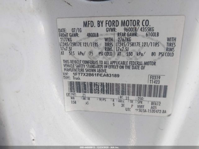 2011 FORD F-250 1FT7X2B61BEA83189 Photo 8