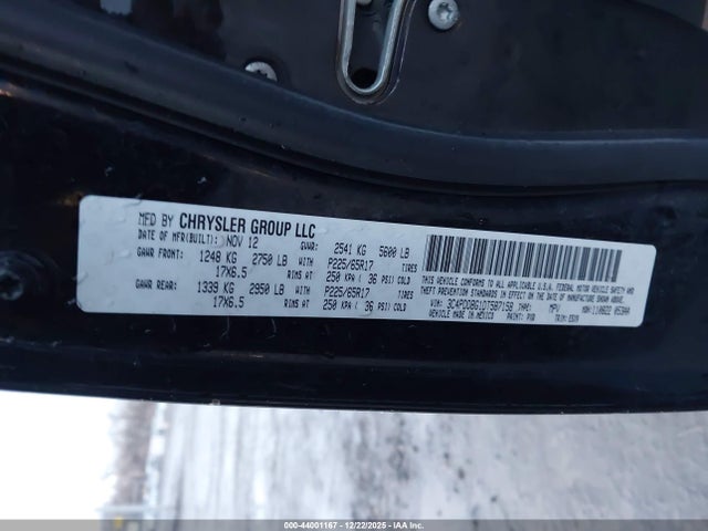 Aukcja sprzedaży 2013 Dodge Journey Sxt, vin: 3C4PDDBG1DT587158, numer aukcji: 44001167