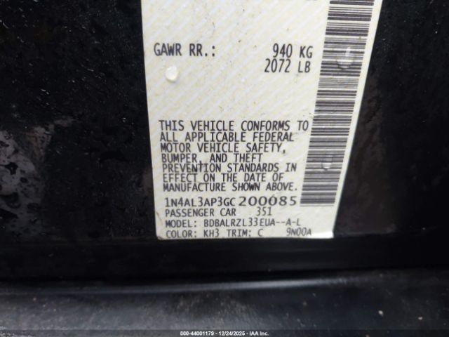 2016 NISSAN ALTIMA 1N4AL3AP3GC200085 Photo 8