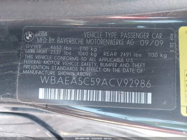 2010 BMW 650I WBAEA5C59ACV92986 Photo 8