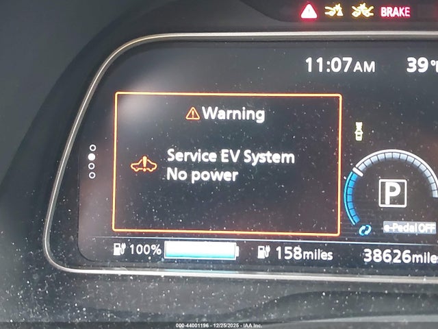 1N4AZ1BV9MC553801 Nissan Leaf S 40 Kwh