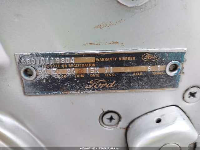 1966 FORD MUSTANG 6R07C119804 Photo 8