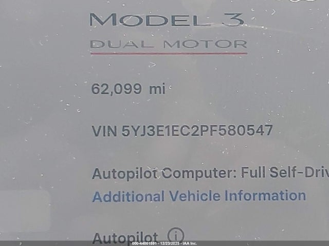 Tesla Model 3 Performance Dual Motor All-wheel Drive 2023 5YJ3E1EC2PF580547 Image 14