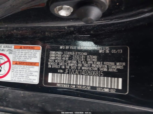 2013 SUBARU BRZ JF1ZCAC14D2606815 Photo 8