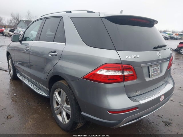 Продаж на аукціоні авто 2012 Mercedes-benz Ml 350 4matic, vin: 4JGDA5HB6CA025836, номер лоту: 44001631