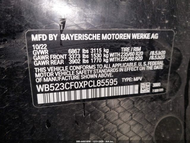 2023 BMW IX WB523CF0XPCL85595 Photo 8