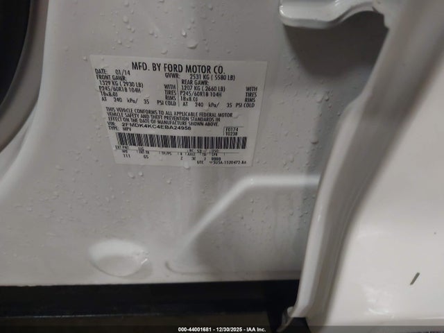 2014 FORD EDGE 2FMDK4KC4EBA24958 Photo 8