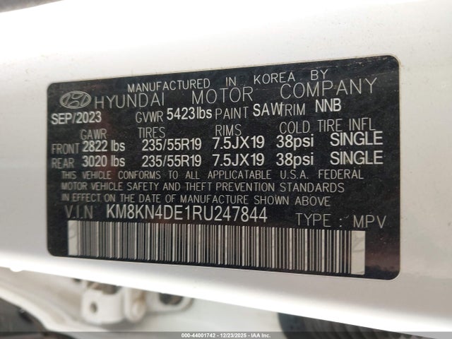 Hyundai Ioniq 5 Sel 2024 KM8KN4DE1RU247844 Image 9