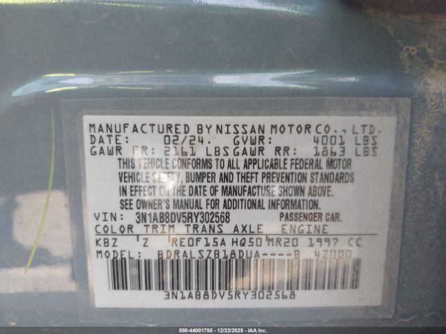 2024 NISSAN SENTRA 3N1AB8DV5RY302568 Photo 8