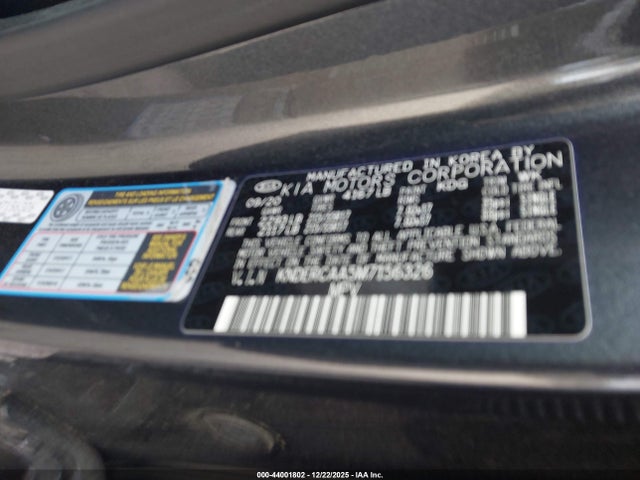 KIA SELTOS EX 2021 KNDERCAA5M7156326 Image 9
