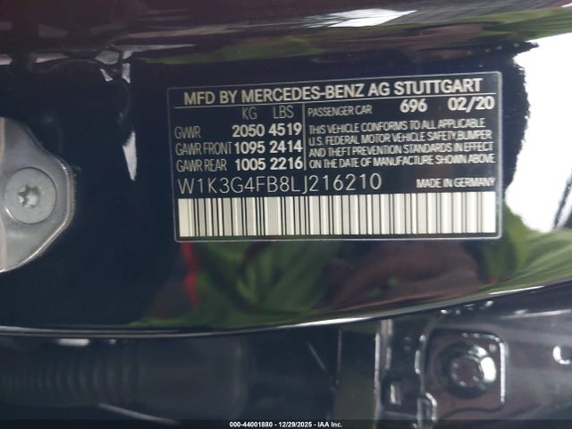2020 MERCEDES-BENZ A 220 W1K3G4FB8LJ216210 Photo 8