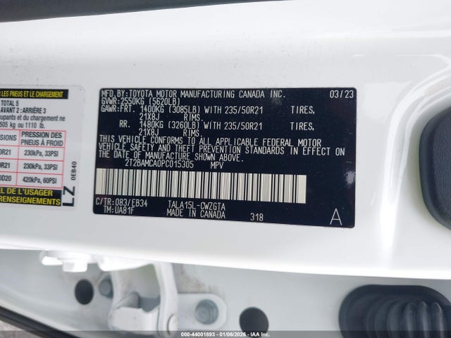 2023 LEXUS RX 350 2T2BAMCA0PC015305 Photo 8