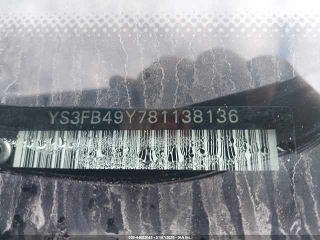 2008 SAAB 9-3 YS3FB49Y781138136 Photo 8