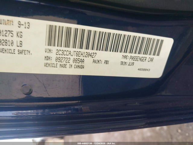 Продажа на аукционе авто 2014 Chrysler 300c John Varvatos Luxury Edition Awd, vin: 2C3CCAJT6EH120427, номер лота: 44002136