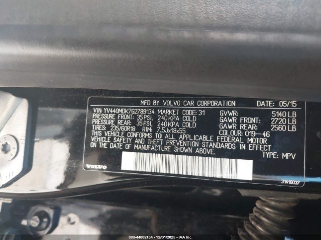 2016 VOLVO XC60 YV440MDK7G2789134 Photo 8