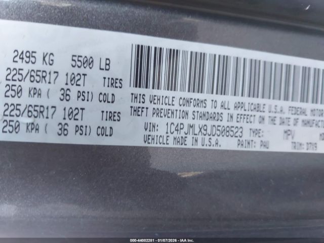 2018 JEEP CHEROKEE 1C4PJMLX9JD508523 Photo 8