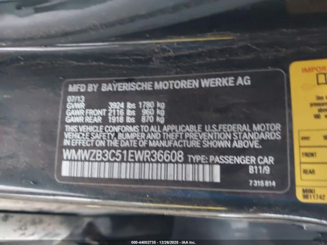 2014 MINI COUNTRYMAN WMWZB3C51EWR36608 Photo 8