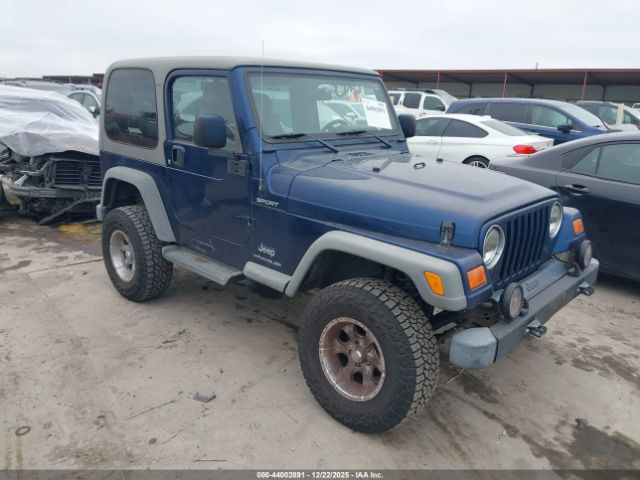 2003 JEEP WRANGLER 1J4FA49S53P326630