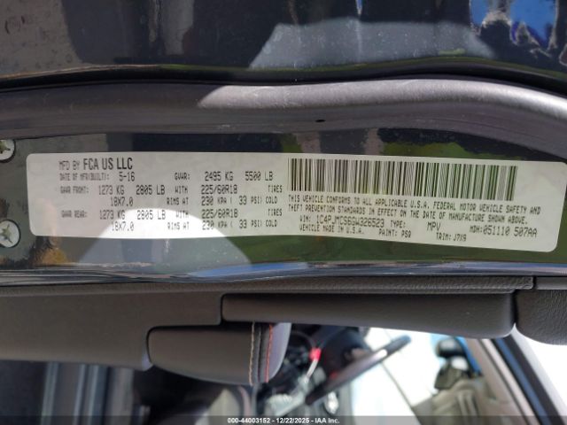 2016 JEEP CHEROKEE 1C4PJMCS6GW326523 Photo 8