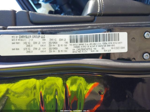 2014 JEEP GRAND CHEROKEE 1C4RJFBGXEC427516 Photo 8