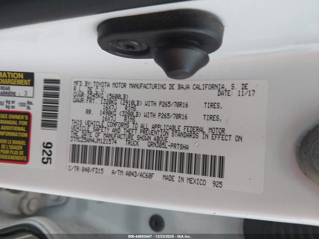 3TMCZ5AN4JM121574 Toyota Tacoma Trd Sport