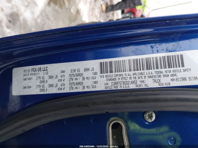 2016 RAM 1500 1C6RR7GT8GS214052 Photo 8