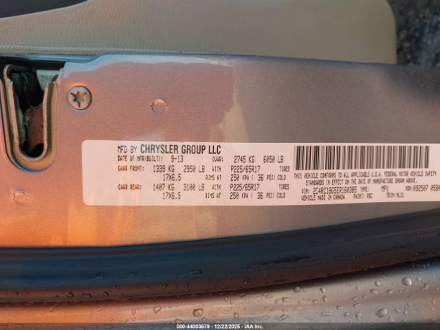 2014 CHRYSLER TOWN & COUNTRY 2C4RC1BG5ER160385 Photo 8