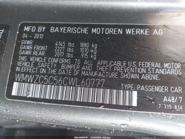 2012 MINI COOPER S COUNTRYMAN WMWZC5C56CWL60777 Photo 8