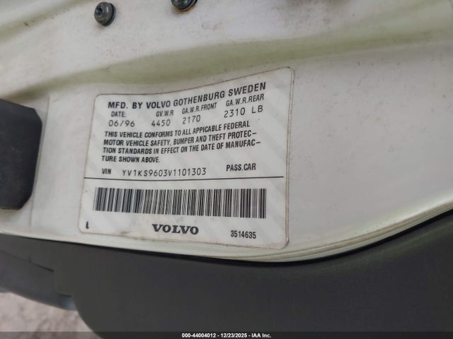 1997 VOLVO 960 YV1KS9603V1101303 Photo 8