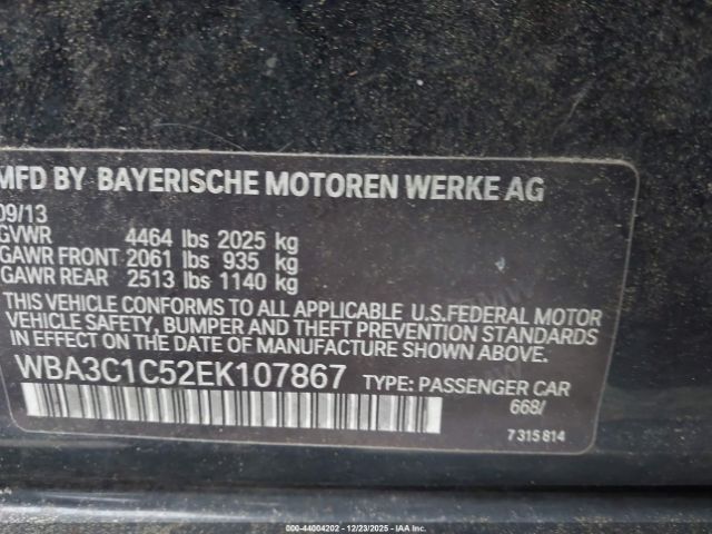 2014 BMW 328I WBA3C1C52EK107867 Photo 8