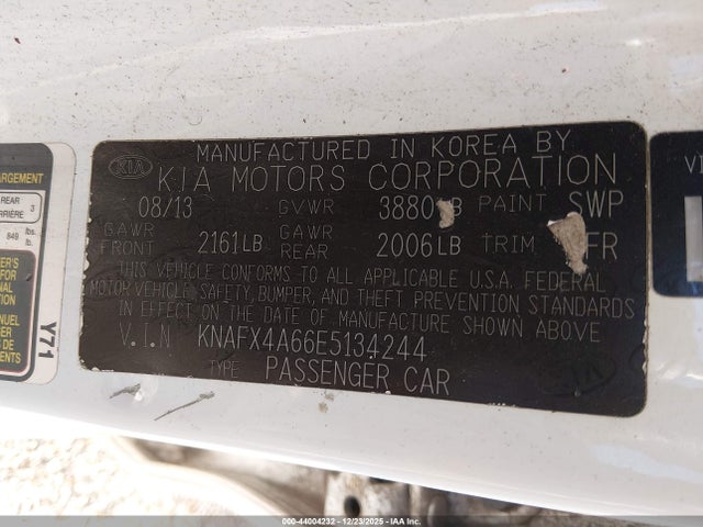 2014 KIA FORTE KNAFX4A66E5134244 Photo 8