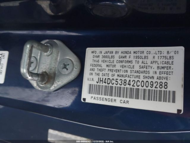2002 ACURA RSX JH4DC53842C009288 Photo 8
