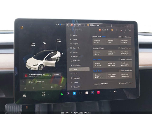 5YJ3E1EB1NF129291 Tesla Model 3 Long Range Dual Motor All-wheel Drive