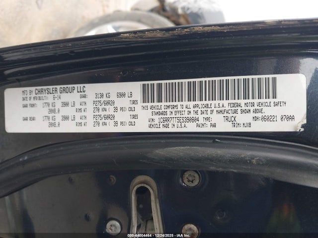 2014 Ram 1500 Big Horn მანქანა იყიდება აუქციონზე, vin: 1C6RR7TT5ES390804, აუქციონის ნომერი: 44004464