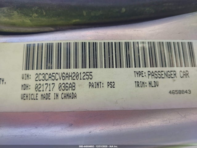 2010 CHRYSLER 300 2C3CA5CV6AH201255 Photo 8