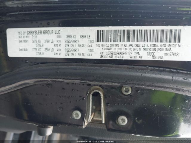 2010 DODGE RAM 1500 1D7RB1CP6AS247177 Photo 8