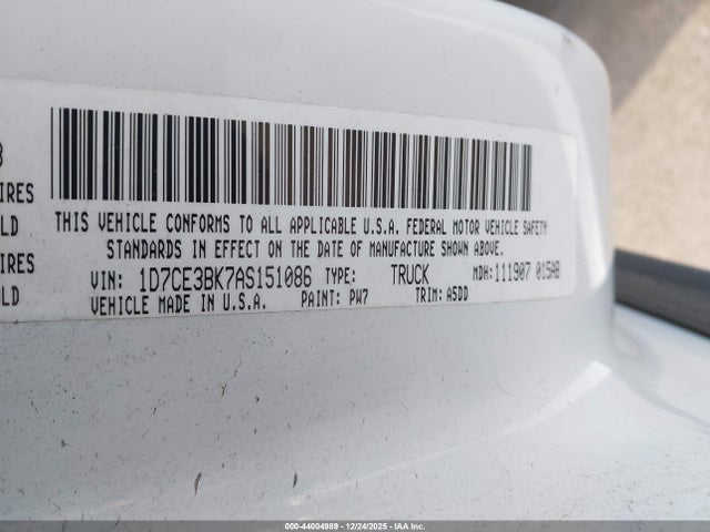 2010 DODGE DAKOTA 1D7CE3BK7AS151086 Photo 8