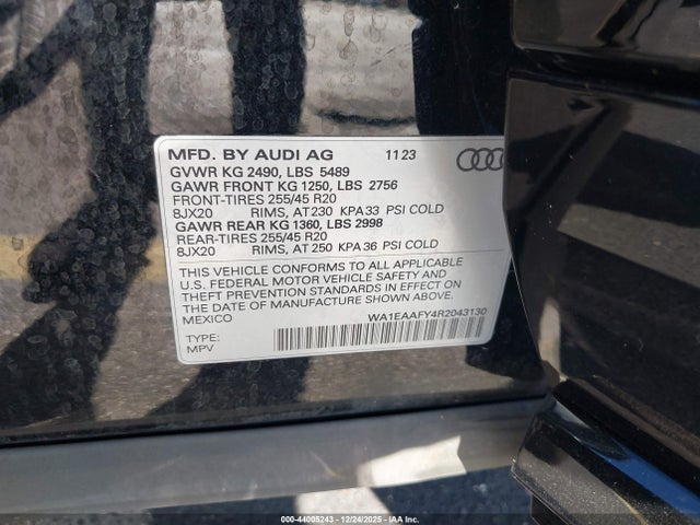 2024 AUDI Q5 WA1EAAFY4R2043130 Photo 8