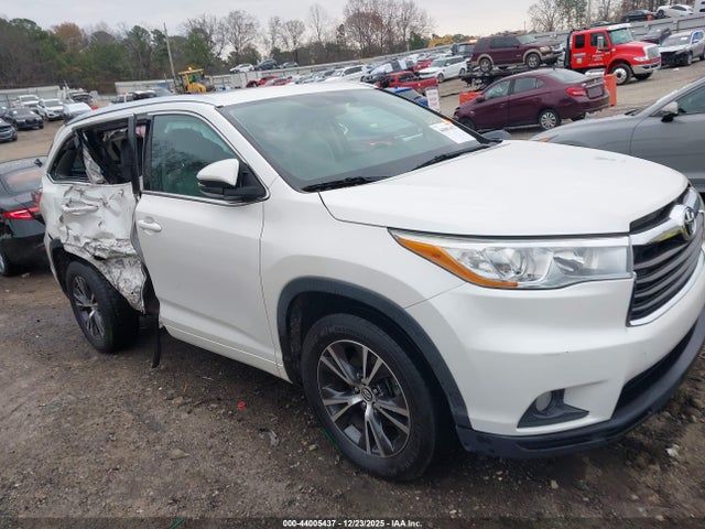 2016 TOYOTA HIGHLANDER 5TDKKRFH6GS505598
