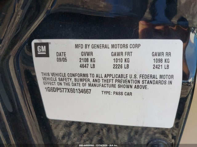 2006 CADILLAC CTS 1G6DP577X60134667 Photo 8